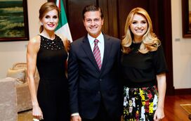 Letizia encanta mexicanos em visita oficial
