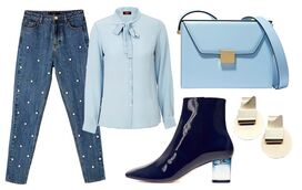 Azul céu para cumprir os ditames da moda