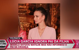 Lúcia Garcia batiza as filhas sem a presença do pai da mais velha