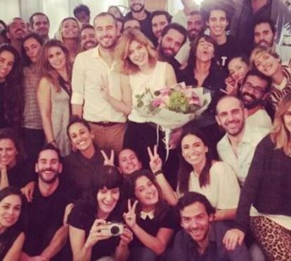Raquel Strada celebra 35 anos junto dos 'seus'