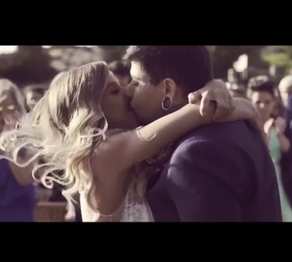 Imagens inéditas do casamento de Agir e Catarina Gama