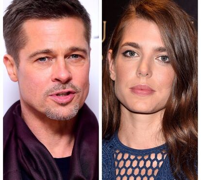 Brad Pitt apaixonado por Charlotte do Mónaco? Ela não está nem aí...