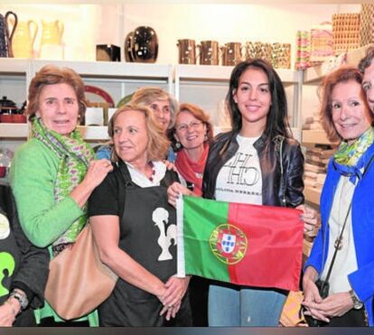 Georgina Rodrigues no seu primeiro evento público após ser mãe