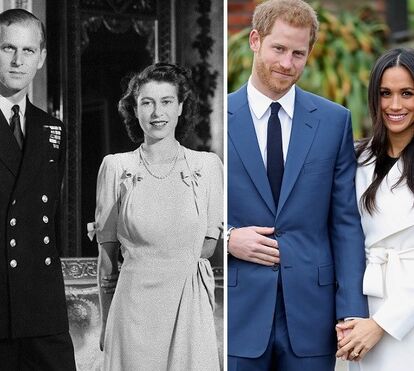 Que diferença! Como evoluíram as fotografias dos noivados da família real britânica