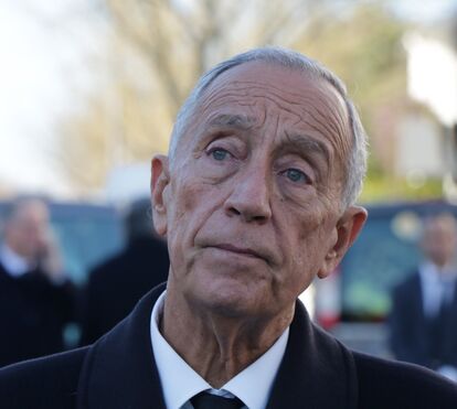Marcelo Rebelo de Sousa e muitas figuras da sociedade na despedida de Belmiro de Azevedo