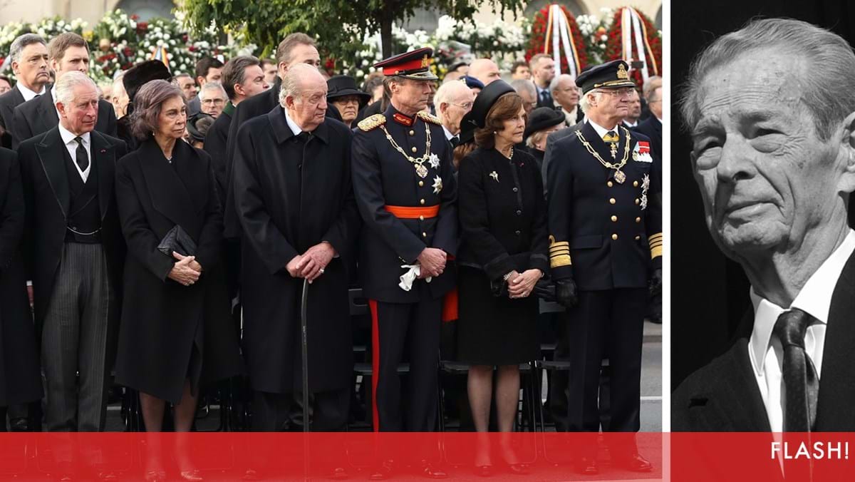 Realeza unida no adeus ao rei Miguel I, que esteve duas vezes no trono da Roménia - Mundo foto