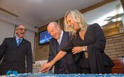 Pinto da Costa com a namorada Cláudia Campo