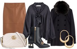 Tendência outono-inverno: as saias em pele