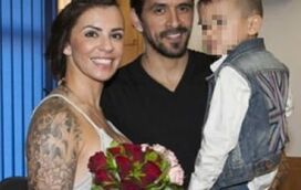 A imagem rebelde da mulher de Lucho Gonzalez