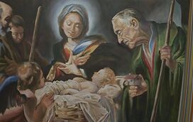 Marcelo passa noite de Natal na terra dos incêndios... e surge no presépio