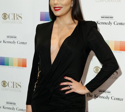 Eva Longoria centra atenções em festa em Washigton