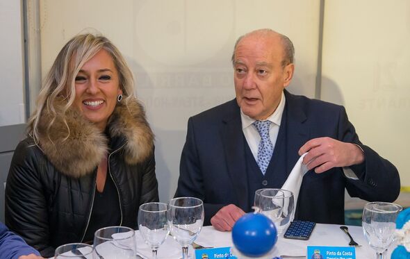 Pinto da Costa com a namorada Cláudia Campo