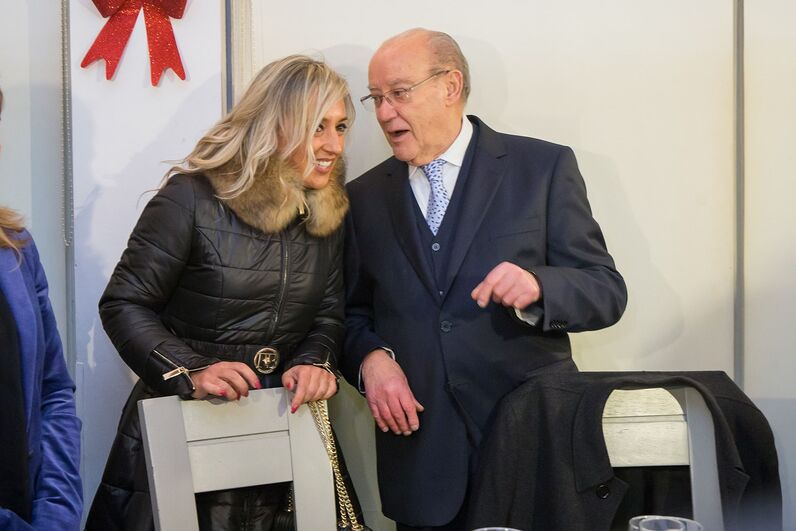 Pinto da Costa com a namorada Cláudia Campo
