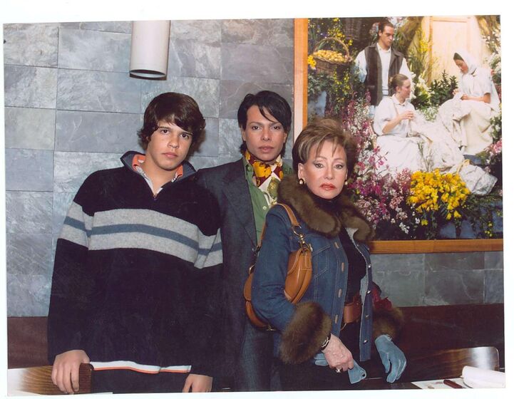 José Castelo Branco com o filho, Guilherme