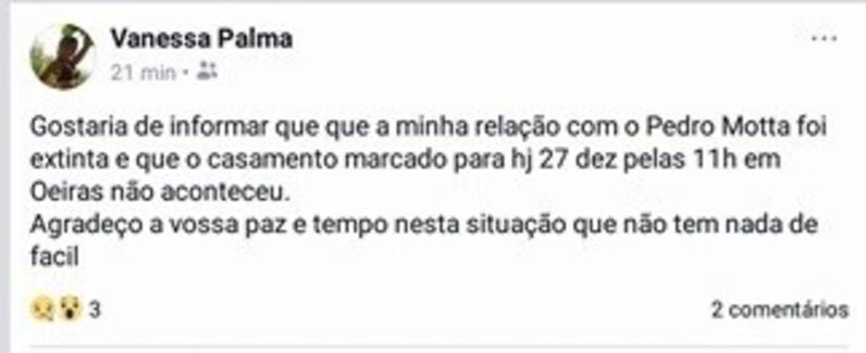 Vanessa Palma, pedro motta