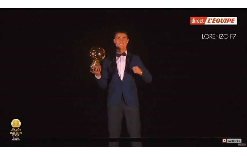 Cristiano Ronaldo melhor jogador do mundo pela quinta vez