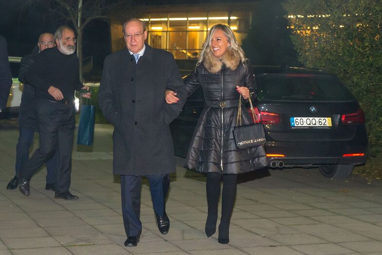 Pinto da Costa com a namorada Cláudia Campo