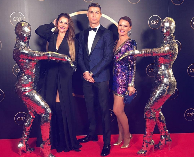cristiano ronaldo, katia, elma, dolores, gala cr7