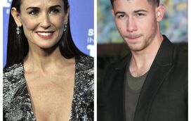 Demi Moore namora com Nick Jones, 30 anos mais novo