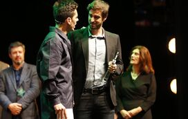 Miguel Paixão recebe prémio em nome de Cristiano Ronaldo