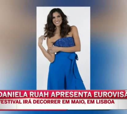 Daniela Ruah vai apresentar Eurovisão 2018