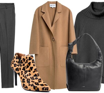 Elegância com um toque animal print
