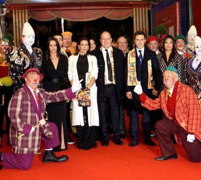 As espectaculares imagens da família real do Mónaco no festival de Circo de Monte Carlo