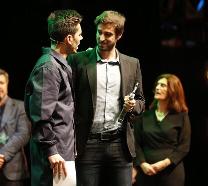 Miguel Paixão recebe prémio em nome de Cristiano Ronaldo