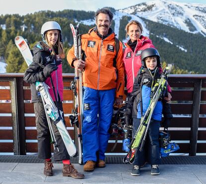 Na neve com a família, Pedro Lima abre o coração e fala da sua 'depressão'