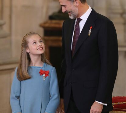 Aos 12 anos, princesa Leonor recebe uma das maiores distinções de Espanha 