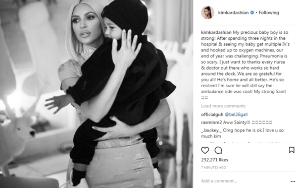 Kim Kardashian, Saint West