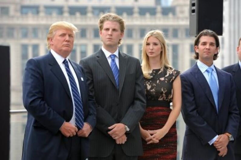 Ivanka Trump, Donald Trump, Jared Kushner 