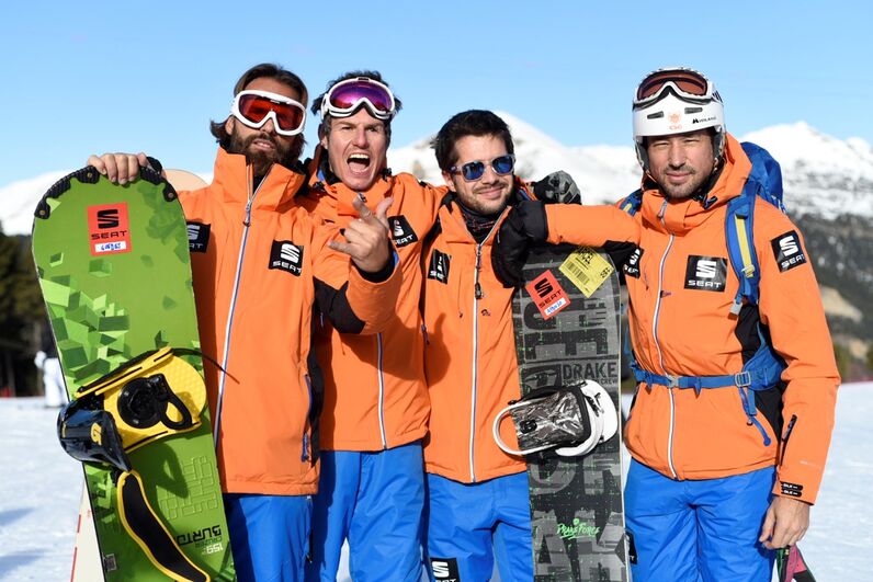 famosos, neve, seat, Rodrigo Herédia, Andorra, Pedro Guedes, Kelly Baron, Maria Sampaio, Gonçalo Cabral