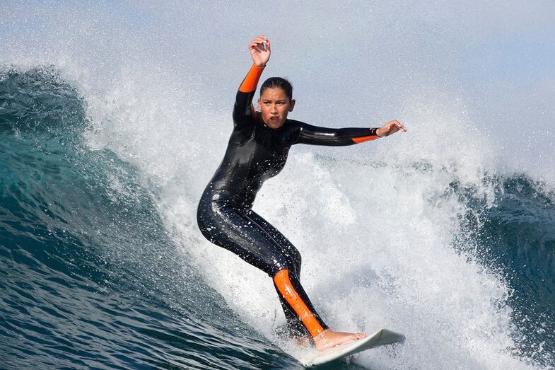 Tânia Oliveira, surfista
