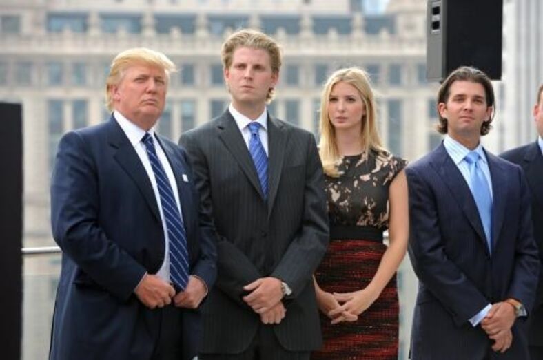 Ivanka Trump, Donald Trump, Jared Kushner 