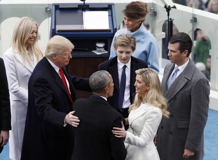 Ivanka Trump, Donald Trump, Jared Kushner 