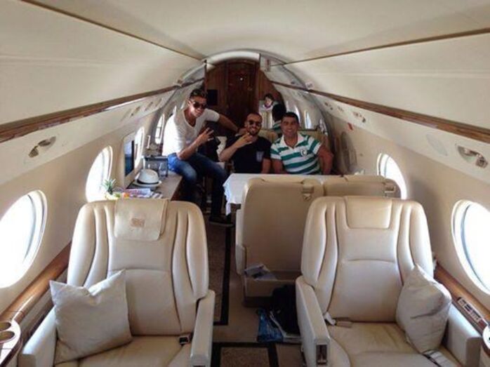 Cristiano Ronaldo, Avião