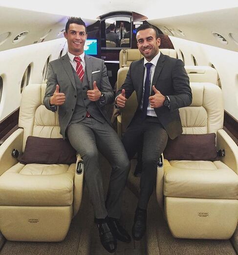 Cristiano Ronaldo, Avião