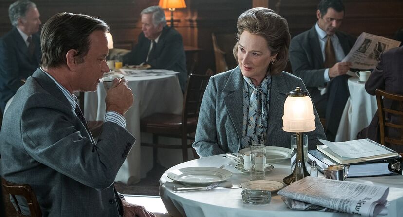 Meryl Streep, Tom Hanks, The POst, Steven Spielberg, Globos de Ouro