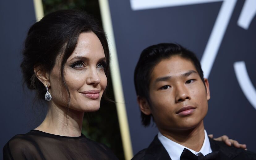 angelina jolie, jennifer aniston, globos de ouro