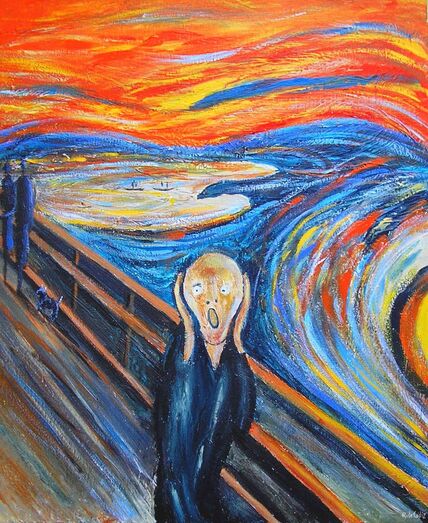 O grito, Edvard Munch, pintura