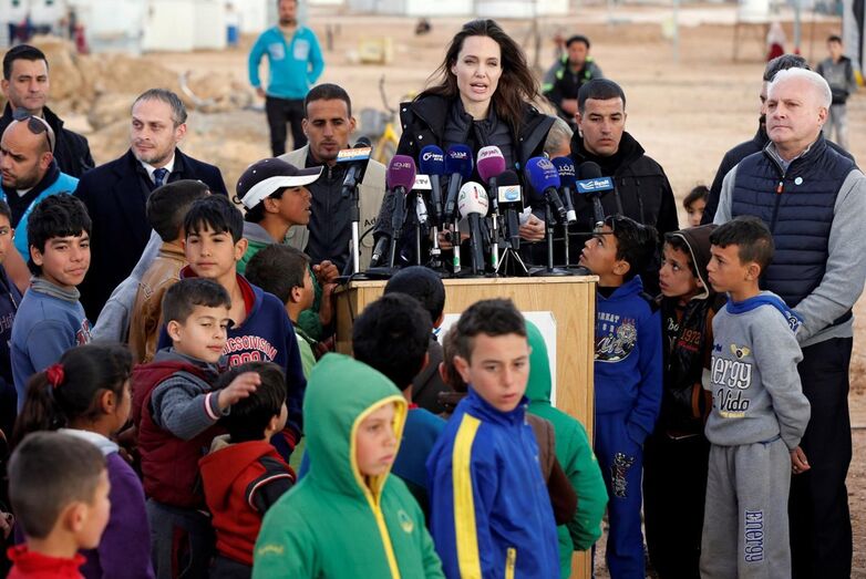 Angelina Jolie, refugiados 