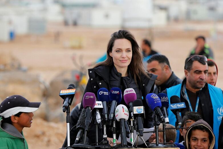 Angelina Jolie, refugiados 