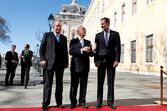 Marcelo Rebelo de Sousa e os reis espanhóis