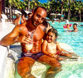Ricardinho e filha Riana