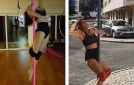 A "falsa blogger" tentou imitar Dânia Neto e o resultado foi este