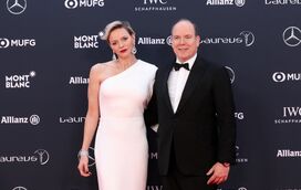 Charlene e Alberto foram os anfitriões dos Laureus, os "Óscares do Desporto"