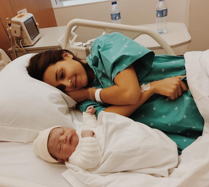 Irmã de Carolina Patrocínio foi mãe pela 1.ª vez