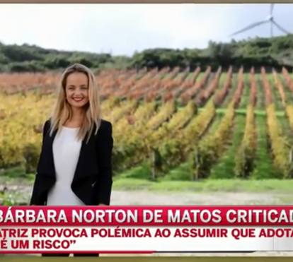 Bárbara Norton de Matos diz que adoção é 'um risco'