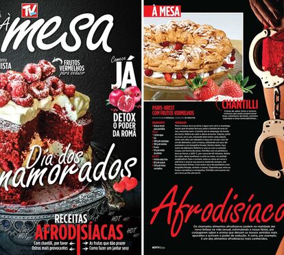 'À Mesa' é o novo suplemento de culinária da TV Guia. Está lindo e faz crescer água na boca. Já provou?
